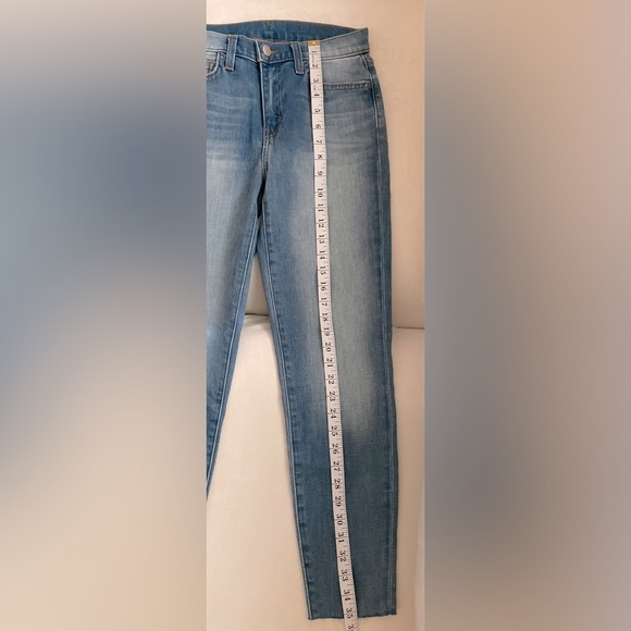 L’Agence Women Light Blue Jeans Size 25 Pre-Owned Raw Hem - Picture 6 of 11